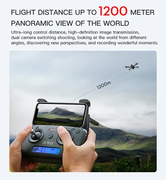 SG906 Pro GPS Brnenje 4k Dve osi z blažilnikom Gimbal 5G WIFI Podpira kartico SD Professional brezpilotna letala 1.2 km Oddaljenost od VS X35 L109
