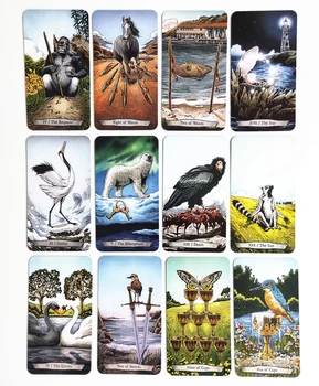2020 Celoten ruski Živali totern Tarot Karte, družabne Igre Prerokovanje Usode oracle Kartice Igre otroci kartice