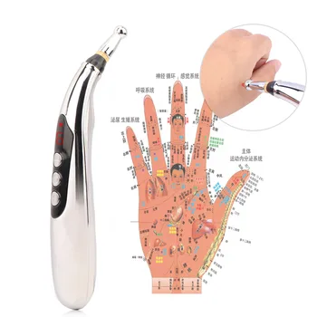 Polnilna 5 Glav Elektronski Akupunktura, Masaža Pen USB Meridian Energy Pero Magnet Terapijo Bolečin v Obraz Zdravstvenega Varstva