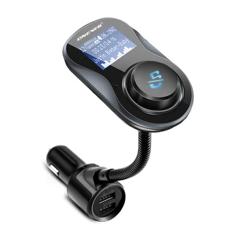 UKV-Oddajnik Bluetooth Kompleta za Podporo QC3.0 Hitro Polnjenje TF Kartice U Disk AUX V