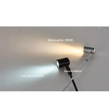 LED Zatemniti 1W 3W Nastavljiv reflektorji, Pokažejo Luč Za Razstavo Zaslon Led Mini Spot Nakit Zaslon AC85-265V