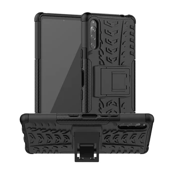 Za Sony Xperia L4 Primeru Zajema Anti-knock Odbijača Težka Oklep Stojalo Hrbtni Pokrovček L2 L3 Silikonski Primeru Telefon Za Sony Xperia L4
