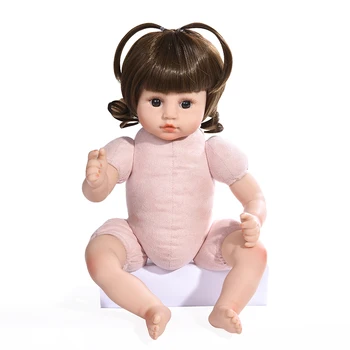 45 CM Lase Bebe Rebon Silicona Malčka Igrače Jok Prerojeni Baby Doll Veren Babyfor Dekleta Darila