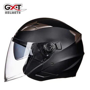 Poletje Novo GXT Dvojno Objektiv Motoristična Čelade Polovico Obraza motorno kolo Čelada električna varnostna čelada za ženske/moški Moto Čelade
