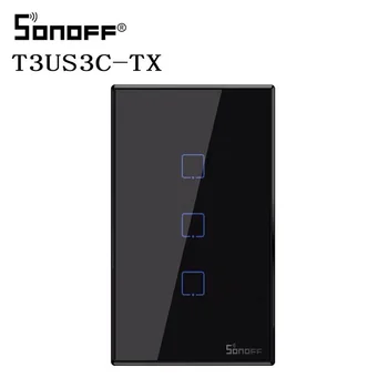 Sonoff T3 NAS Smart Wifi Stikala za luč 433RF Daljinski upravljalnik Časovno Stikalo Pametni Dom Sistem Dela Z eWeLink Alexa / googlova Domača stran