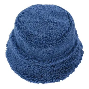 Fibonacci ženske zimske robljenjem vedro klobuk debel toplo elegantna barva krzno klobuki ženske modne kape