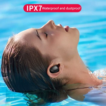 Novo X7 TWS Bluetooth Slušalke Brezžične BT5.0 IPX7 Nepremočljiva Čepkov Prenos na Daljavo Res Brezžične Stereo Slušalke