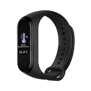 Telesna Temperatura Monitor M4pro Ženske Fitnes Sport Nepremočljiva Smartwatch 2020 Tracker Pametno Gledati Moške Krvni Tlak, Srčni Utrip