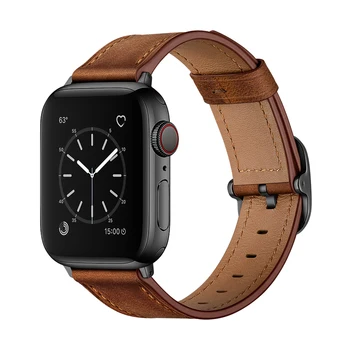 Pravega Usnja trak za Apple watch band 44 mm 40 mm 42mm 38 mm iwath correa apple watch band 44 mm serije 6/5/4/3/2/1 pulseira