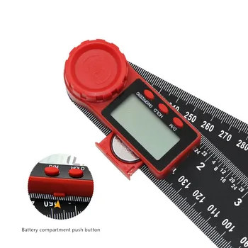 1pcs Digitalni Instrument Kota Inclinometer Kota Digitalne Lestvice Elektronski Goniometer Merilnikom. Kota Detektor