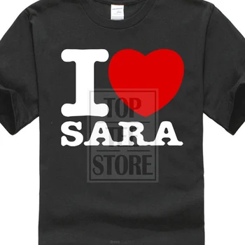 Personalizirane Majice, ki sem Ljubezen, Sara Design Moške O-Vratu Kratek Rokav Tees