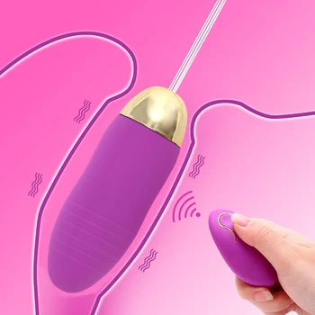 Močan Bullet Vibrator za G-Spot Massager Klitoris Stimulator Prenosni Vibracijsko Jajce Daljinski upravljalnik 10 Hitrost Sex Igrače za Ženske