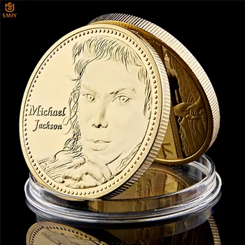Kos/set Grammy Nagrado za Življenjsko delo Sveta Ples Kralj Michael Jackson Lepe Zlato/Srebro ZDA Spominek Obrti Kovancev, Nastavite