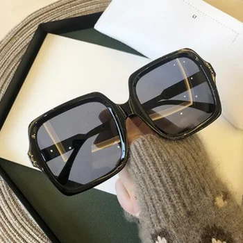 Novo prevelik sončna očala ženska ali moški kvadratni okvir gradient sončna očala seksi blagovne znamke oblikovalec retro žensko gafas de sol d