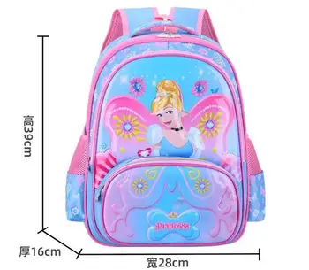 Disney nova risanka princeska osnovni šoli vrečko za otroke razred nepremočljiva breme-zmanjšanje nahrbtnik