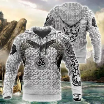 Viking Odin Slog tatoo 3D Tiskanih Hoodie in Majica Harajuku Moda hoodies Unisex Športna Jakna in pulover DW0018