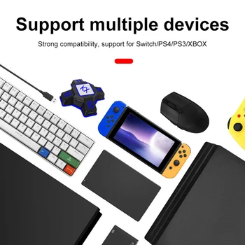 KX USB Krmilnik za Igre Pretvornik Tipkovnico, Miško Adapter za Vklop/Xbox/PS4/PS3, PC Adapter USB Sprejemnik Za Microsoft Xbox 2020