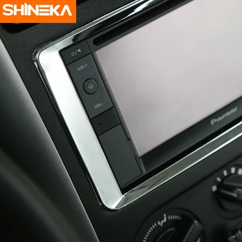 SHINEKA Avto Styling nadzorni Plošči Konzole GPS Navigacijski Okvir Pokrova Trim Notranje zadeve ABS Dekor Avto Dodatki Za Suzuki Jimny 2007+