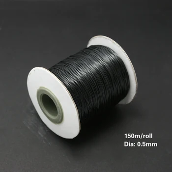 0,5 mm 160 m/roll premer resnično krog Južna Koreja vosek skladu vosek nakit kabel DIY dodatki