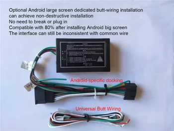 Večjo Nadgradnjo Avto obvolanski Nadzor Univerzalno Prirejena dodatna Oprema za 2 Din Avto Android