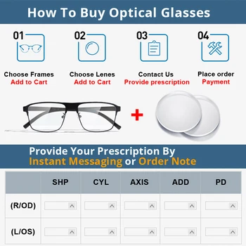 Optičnih Očal Okvir Moških Ultralahkih Čistega Titana Očal Okvir Ženske Prozorni Kvadrat Velik Okvir Recept Očala HR3068