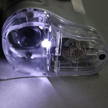 Žep Mikroskopom Tiskanje Zoom HD LED Osvetljeno Vstopnice Žig Zbiranje Ročni UV Lučka Oko Večfunkcijsko Mini Lupo