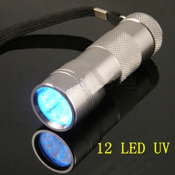 UV Svetloba, UV ultravijolična 12 LED Svetilko, Baklo na Prostem Garland Noč Svetlobe Zasilna Svetilka LED Luči
