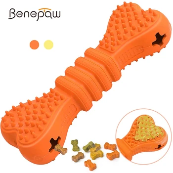Benepaw Ugriz Odporne Pes Žvečiti Interaktivne Igrače Varne Hrane Izdajanje Gume Pet Igrače Za Majhne, Srednje Velike Pse Čiščenje Zob