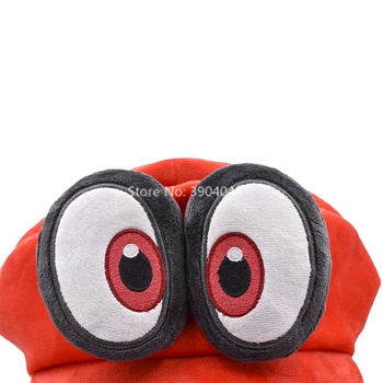 Anime Mario Cosplay Big Eye Odyssey Cappy Red Hat Mario Mehko Nosljivi Baseball Caps Unisex Nastavljiv Risanka Klobuki