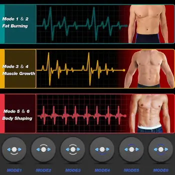 EMS Trebuha, Pasu Electrostimulation ABS Mišični Stimulator Hip Mišične Trener Toner Doma Telovadnici Fitnes Opreme Moški Ženske