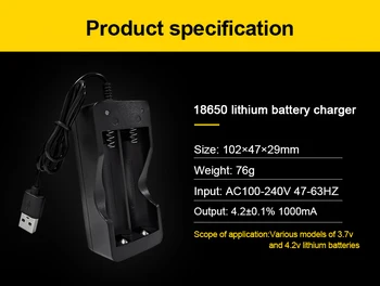 PUJIMAX 2Slots 18650 baterijo, polnilnik, USB vtič Za 18650 Li-ionska baterija za Polnjenje 3,7 V Polnilna Litijeva Baterija Pametne polnilce