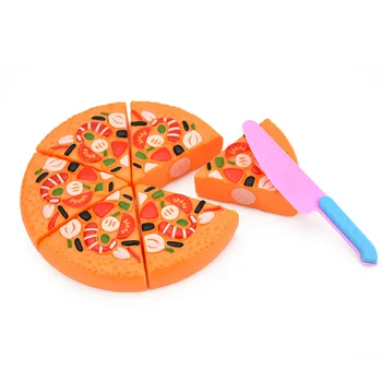 Otroška Kuhinja Pizza Hrane Rezanje Igrača Za Fante, Dekleta, Plastična Posoda se Pretvarjajo, da Igrajo Izobraževanja Otrok Komplet Kuhinja Igrača Darilo