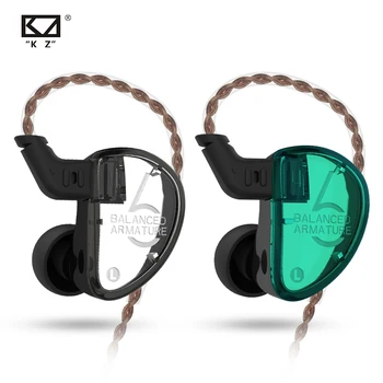 KZ AS06 3BA Uravnoteženo Armatures Hi-fi in-Ear Slušalke s Snemljivo 0,75 mm 2Pin Kabel, Hrupa Preklic Čepkov Monitor IEMs