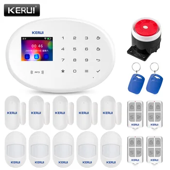 KERUI W20 WIFI GSM Alarmni Sistem, Polno Barv, občutljiv na Dotik Podpora 6 Jezik Switchable Zaščito Doma, Varnost Buglar Alarmni Sistem