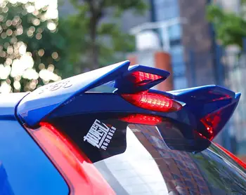 Za Honda fit jazz Spojler-2019 OUXB ABS Materiala Avto Zadaj Krilo Barva Zadnji Spojler Pritisnite tipko za rep Za Honda fit Spojler