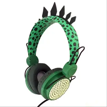 Novo Dinozaver 3,5 mm Žične Slušalke Z Mikrofonom Fant Sin Glasbeni Stereo Slušalke Računalnik, Mobilni Telefon Igralec Slušalke Otroci Darilo