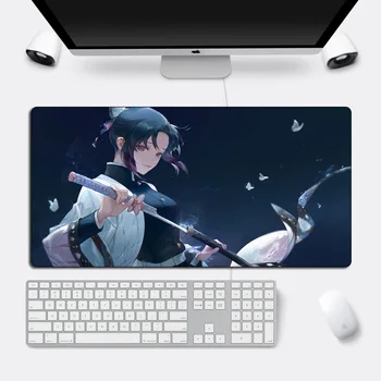 Velika Anime Demon Slayer Kimetsu ne Yaiba 60x30cm Mouse Pad Igralec Zaklepanje Rob Igralne Otaku Laptop Desk Računalniška Tipkovnica Mat