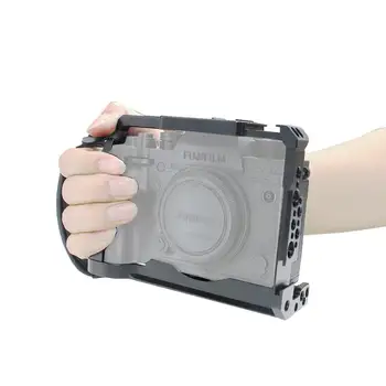 BGNing CNC Aluminija Fotoaparat Kletko za Fujifilm X-T3 /XT3 /XT2 /X-T2 DSLR Fotografije Stabilizator Ploščad Zaščitna Primeru Hitro Sprostitev