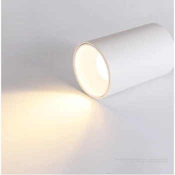 LED Stropne Luči Enotnega spot LED svetilke za razsvetljavo 12W led stropni lahka Aluminijasta svetilka okraski Vgrajena svetila za dom