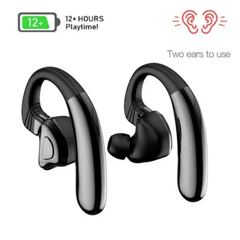 AMTER Q9S-TWS Brezžična tehnologija Bluetooth 5.0 Bluetooth Slušalke Hi-fi Slušalke Ear Stroki Brezžične Slušalke Ear Kavelj za Pametne telefone
