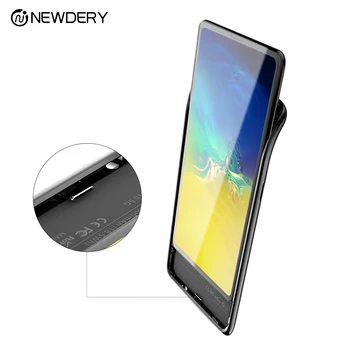 Najnovejši Samsung galaxy S10 5G baterije primeru Mehko TPU načrt polnjenje primeru za galaxy s10 5g mobilni telefon črna