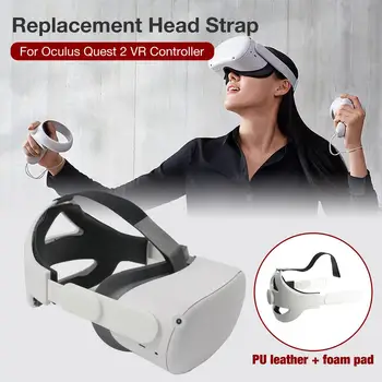 VR Dodatki za Zmanjšanje telesne Teže Glavo z Udobno Nastavljivo Glavo Traku Zamenjava VR Glavo za Oculus Quest 2 Dropship