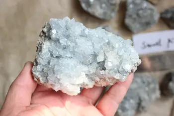 Naravnih Baby Blue Celestite Quartz Crystal Geode Gruče Točk ,Majhne Koščke ,Grobo Kamen Wholesales Cene , Brezplačna Dostava