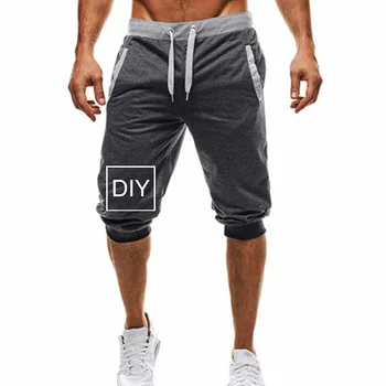 Moda Priložnostne Sweatpants moških DIY Vaše Všeč Fotografijo ali Logotip Gedrukt Fitnes Mens Standaard Šport človeka Hlače Oblačila