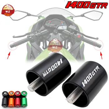 Accesorios de motocicleta empuñadura de manillar CNC barra extremos tapa deslizador par KAWASAKI GTR 1400 GTR1400/CONCOURS 14