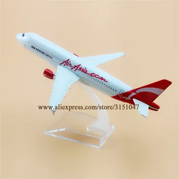 Zlitine, Kovinski Beli Air Asia Airlines Letalo A320 Model Azija Airbus 320 Airways Letalo Modela Letala Otroci Darila 16 cm