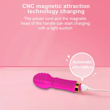 Brezžični Dildos zrnca Vibrator Čarobno Palico za Ženske Klitoris Stimulator USB Polnilne Massager Sex Igrače za Mišice Odraslih