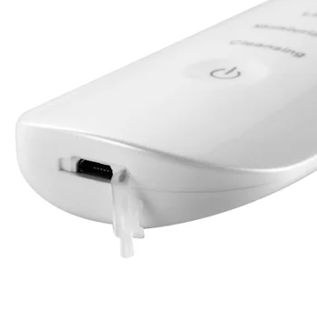 Ultrazvočno USB Ion Globinsko Čiščenje Kože Microcurrent Scruber Lopato Obraza Por Blackhead Čistilo za Obraz Massager
