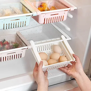 Hladilnik za shranjevanje polje lahko podaljša za uporabo kuhinjske potrebščine, gospodinjske hrane, led škatla za shranjevanje, jajce pladenj, kuhinja orodja