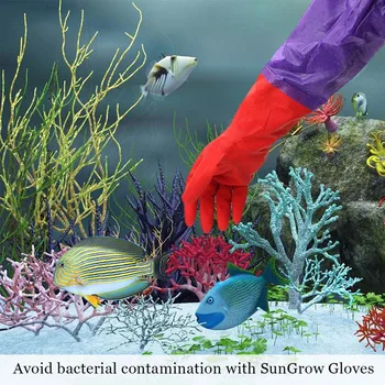 Akvarijske Vode Spremeni Rokavice - Imejte Roke & orožja Suho, Onesnaženje-Prosto - Zagotavlja Redno Fish Tank Vzdrževanje - Elastični Forea